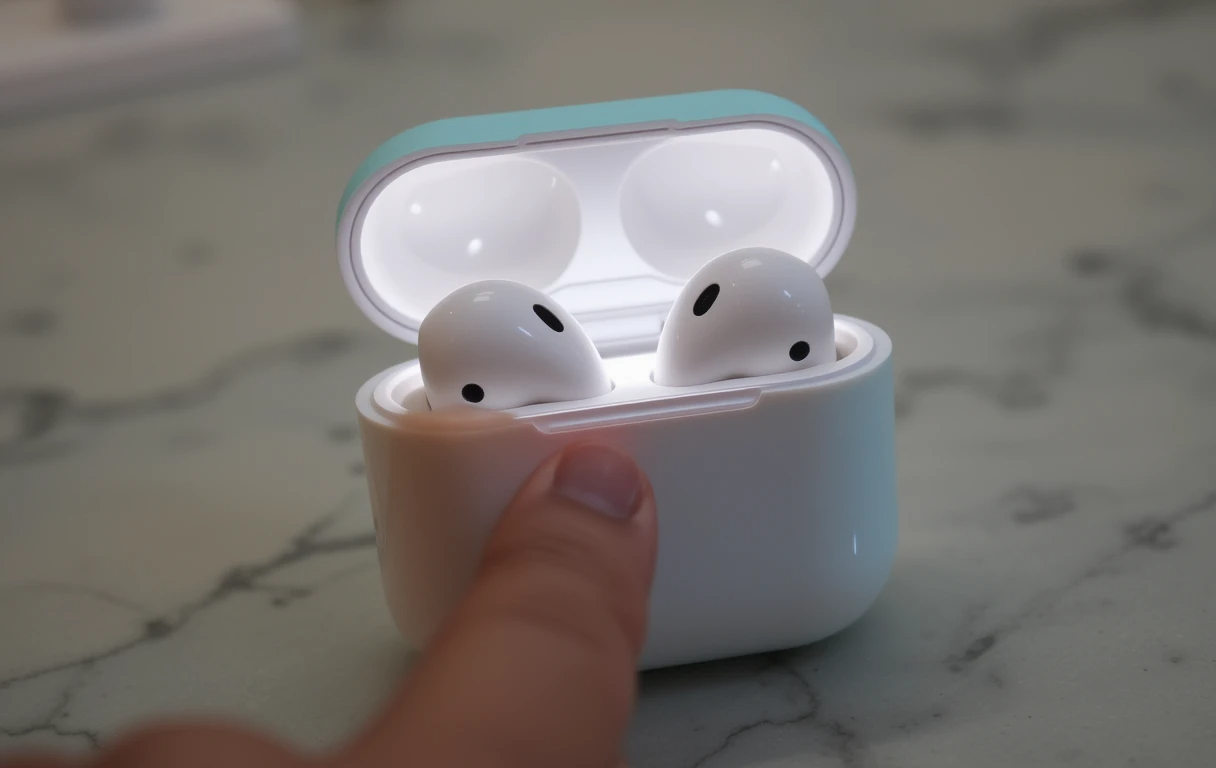 Put AirPods 4 in Pairing Mode